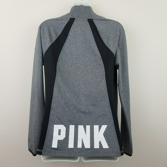 VS PINK | Gray/Black Ultimate Half-Zip Pullover S - Picture 4 of 6